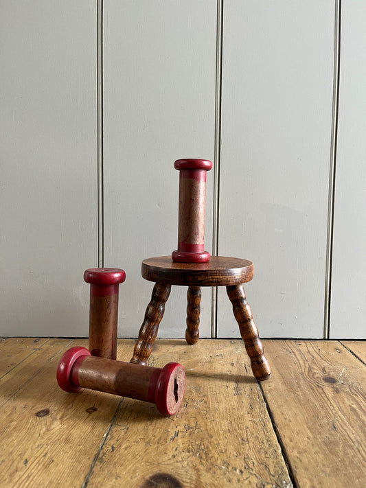 Red bobbins