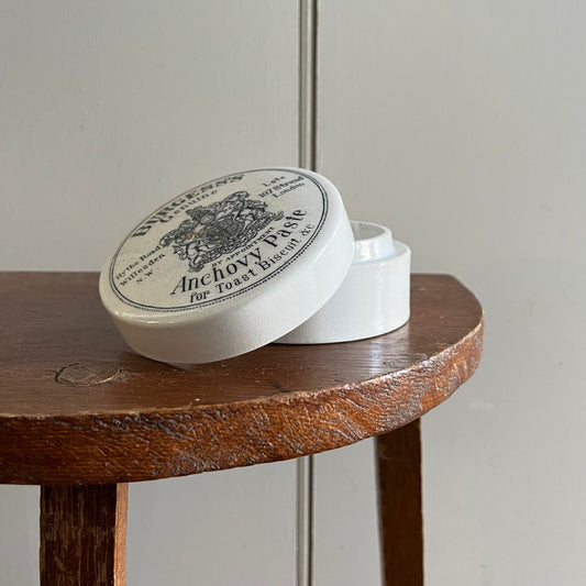 Victorian anchovy paste jar