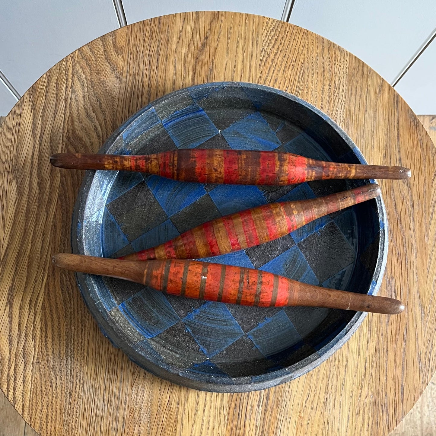 Antique Indian rolling pins